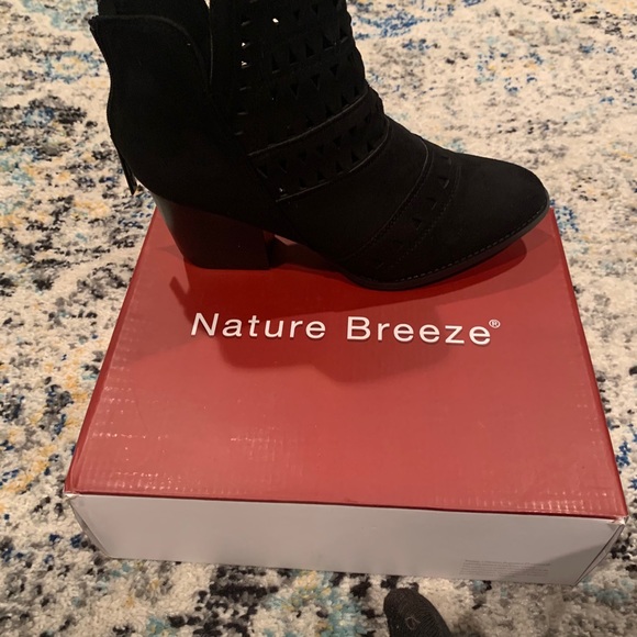 Nature breeze black laser cut bootie - Picture 6 of 8